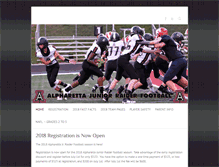 Tablet Screenshot of jrraiderfootball.com